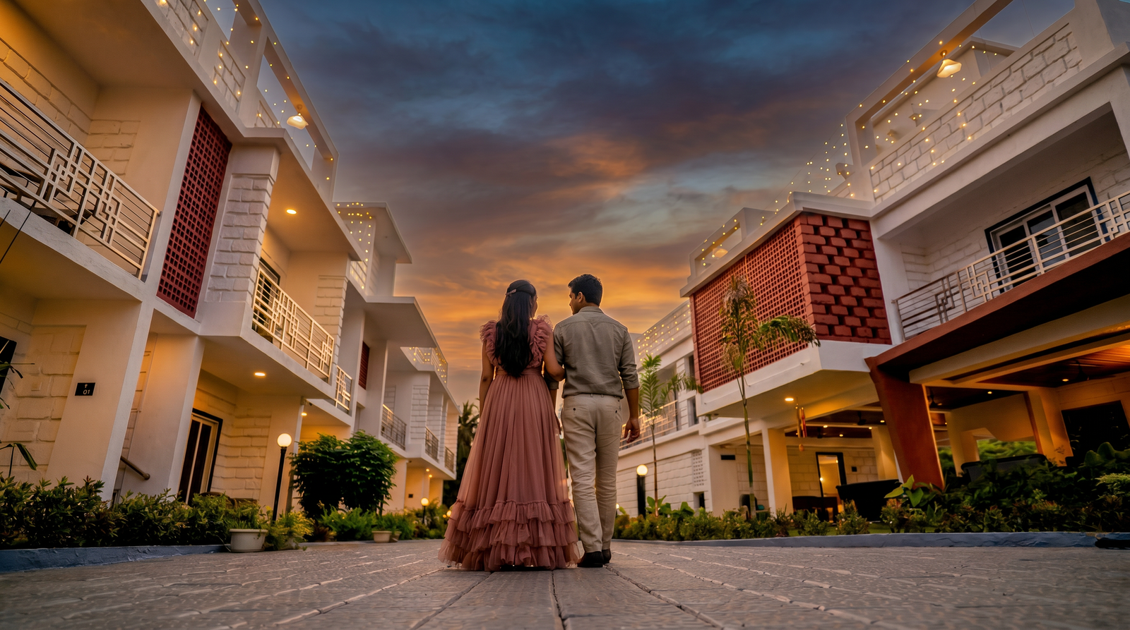 Couple stay at Breeze-Inn Beach Resort